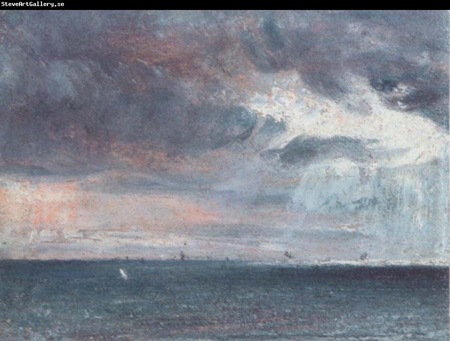 John Constable A storm off the coast of Brighton